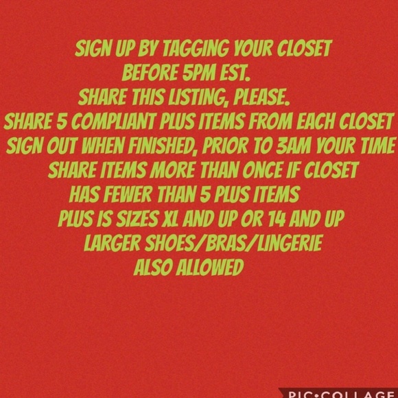 9/19 (CLOSED) PLUS SIZE SHARE GROUP: Curvy Cuties - Picture 2 of 2